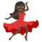 Woman Dancing - Black emoji on Emojione